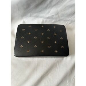 Farrington Vintage Black Gold Travel Jewelry Box Organizer‎